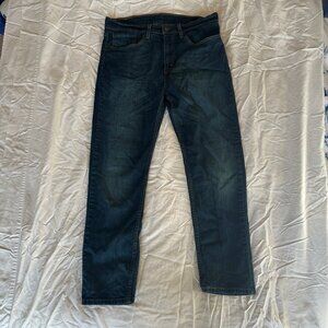 Men's Levi 502 Dark Wash Denim Jeans 34x32 Used